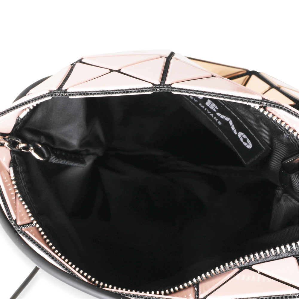 Bao Bao Issey Miyake Pink & Rose Gold Vinyl Prism Mini Pochette Matte - Picture 5 of 7